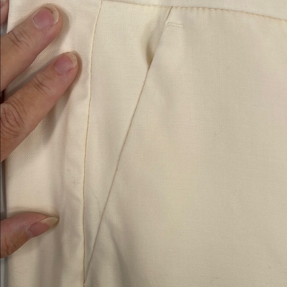 NWT‎ J Crew Collection Plus Size 100% Italian Wool Wide Leg Tuxedo Pants Sz 16 - Picture 3 of 8